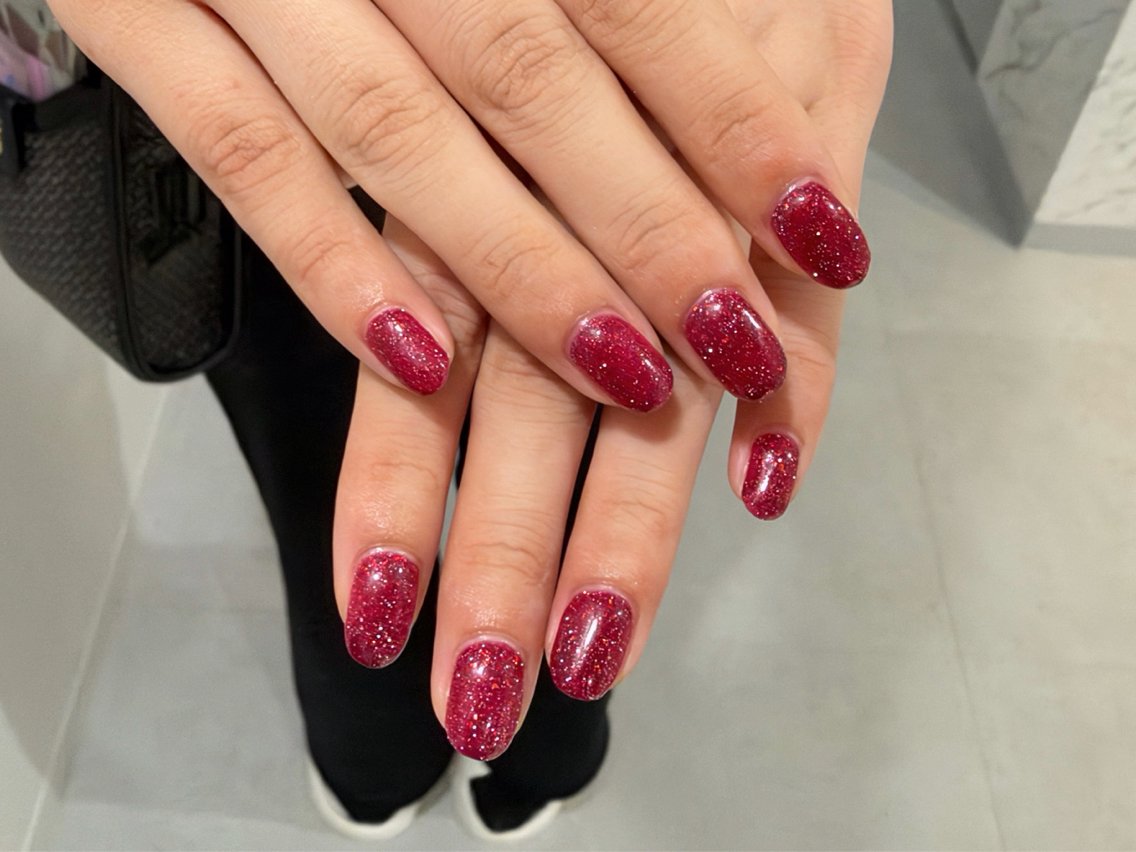 ネイル フラッシュネイル ハンドネイル Elpia🤎 nail salonのネイルデザイン