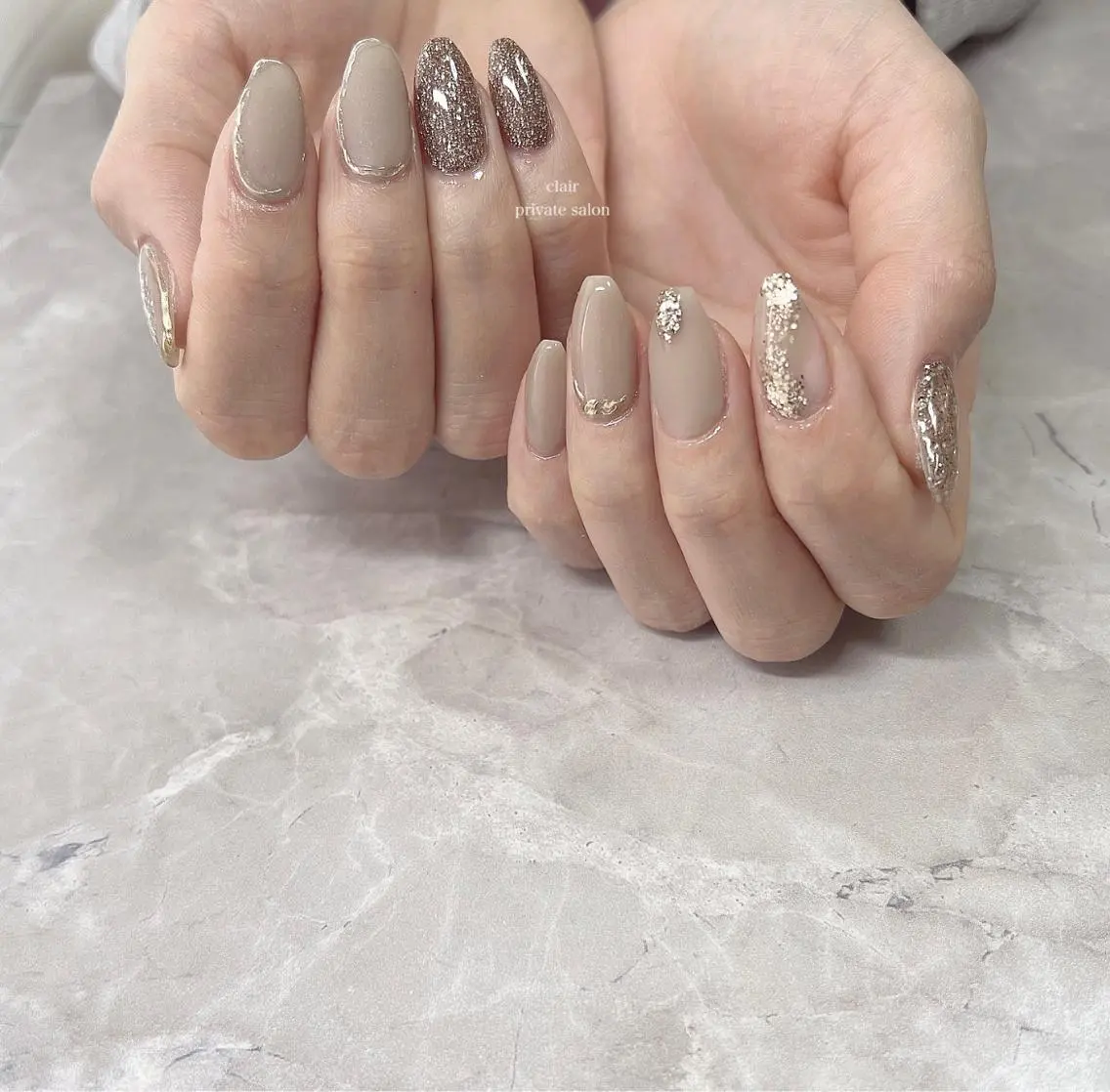 ネイル ハンドネイル ハンドケア nail salon una.のネイルデザイン