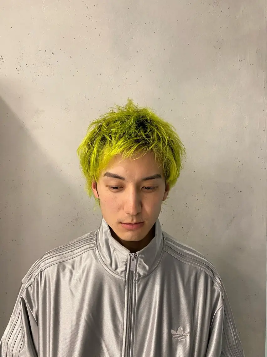 ショート カラー メンズ カット ヘアカラー 吉武 茂暉のヘアスタイル