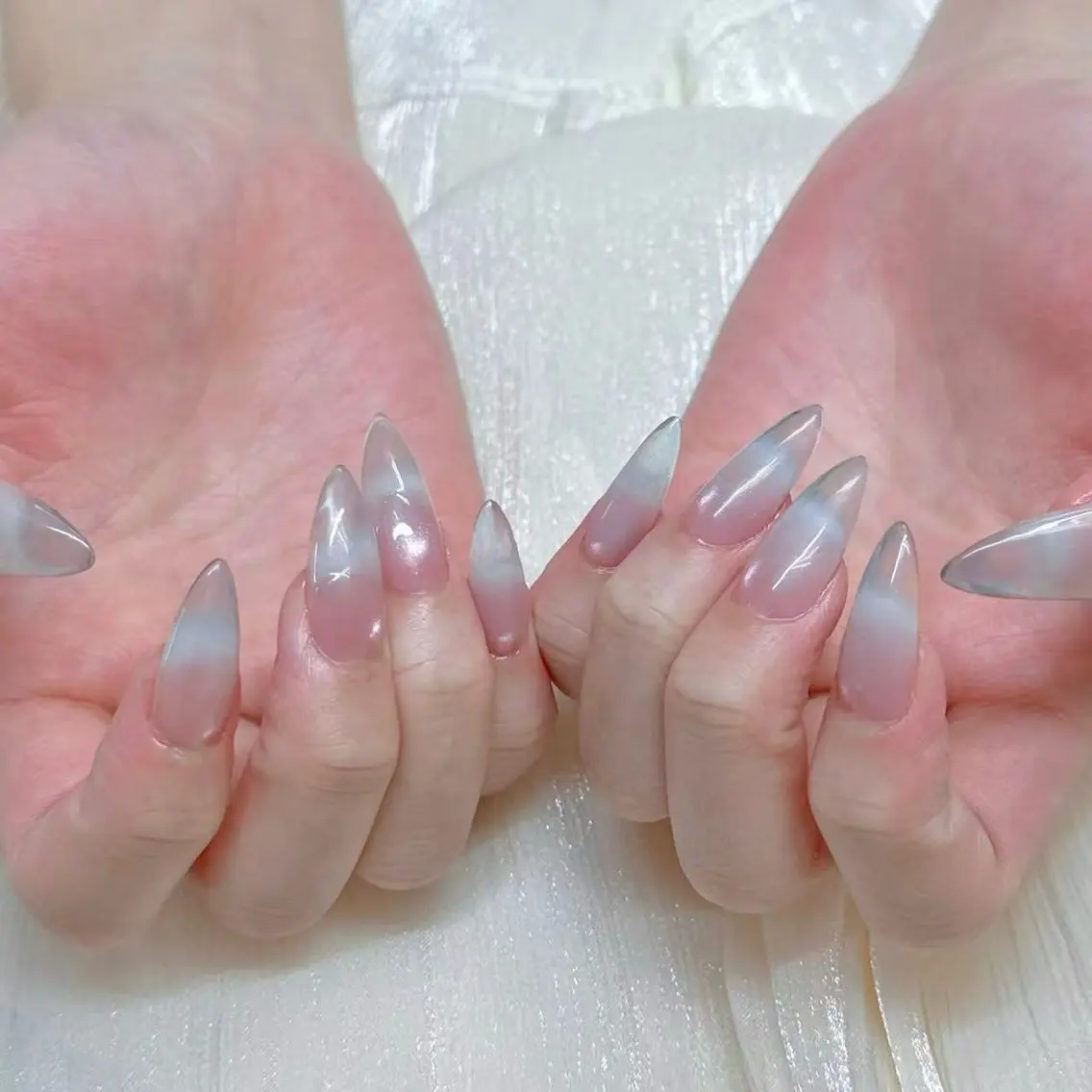 ネイル 🎀kira 長さだし💗モチ最高のネイルデザイン