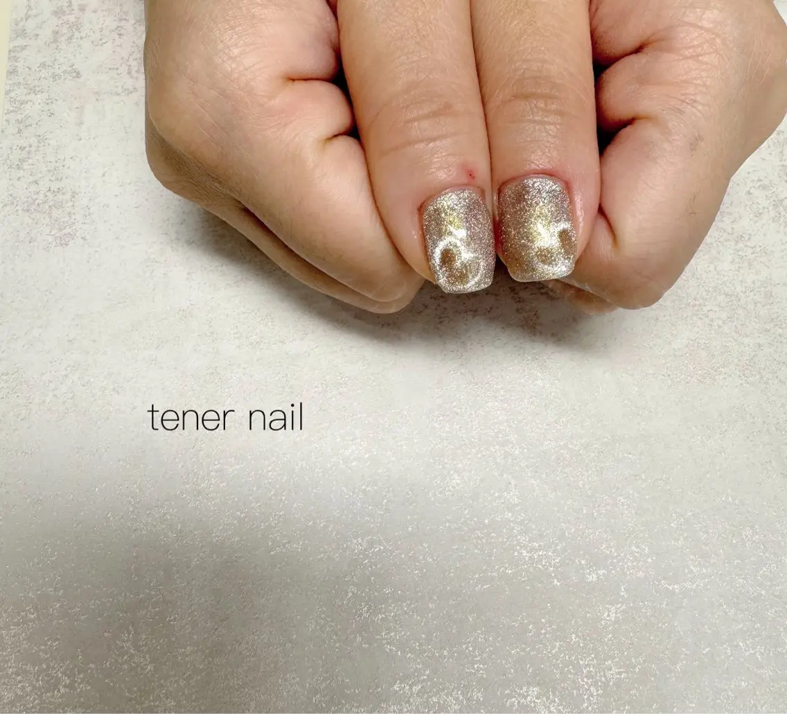 ネイル ハート マグネットネイル ハンドネイル テネルネイル tener nailのネイルデザイン