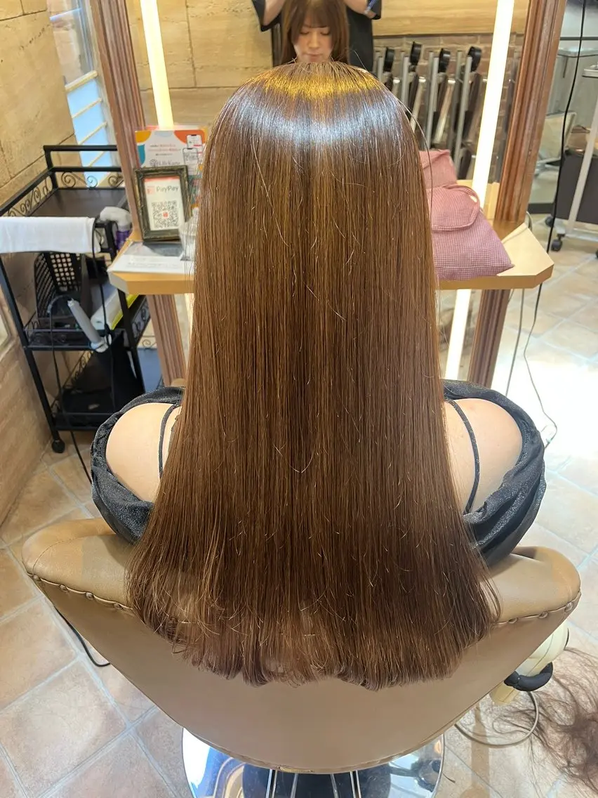 ロング カラー カラーが上手い 辻悠月のヘアスタイル