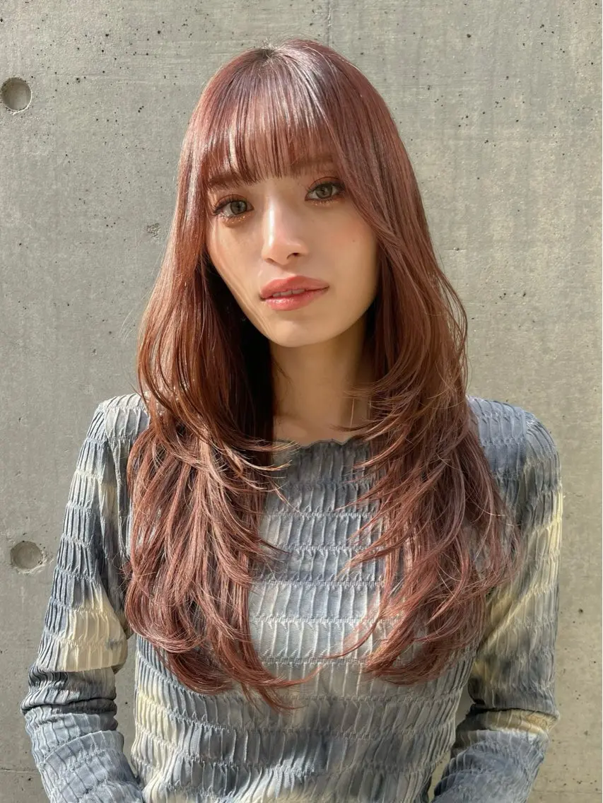 ロング カラー カット ヘアカラー レイヤー,ボブ / 彩未のヘアスタイル