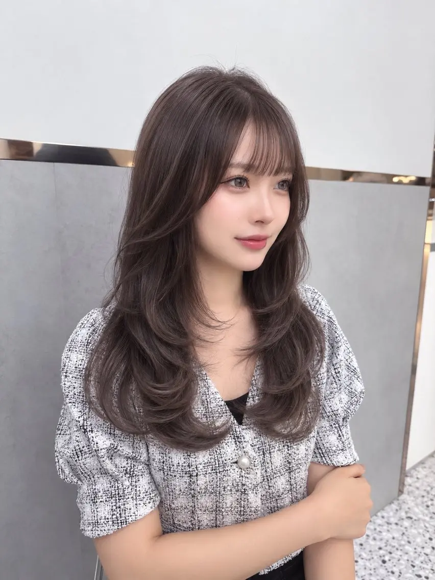 ロング 🤍ワンホンヘア ayaha🤍のヘアスタイル