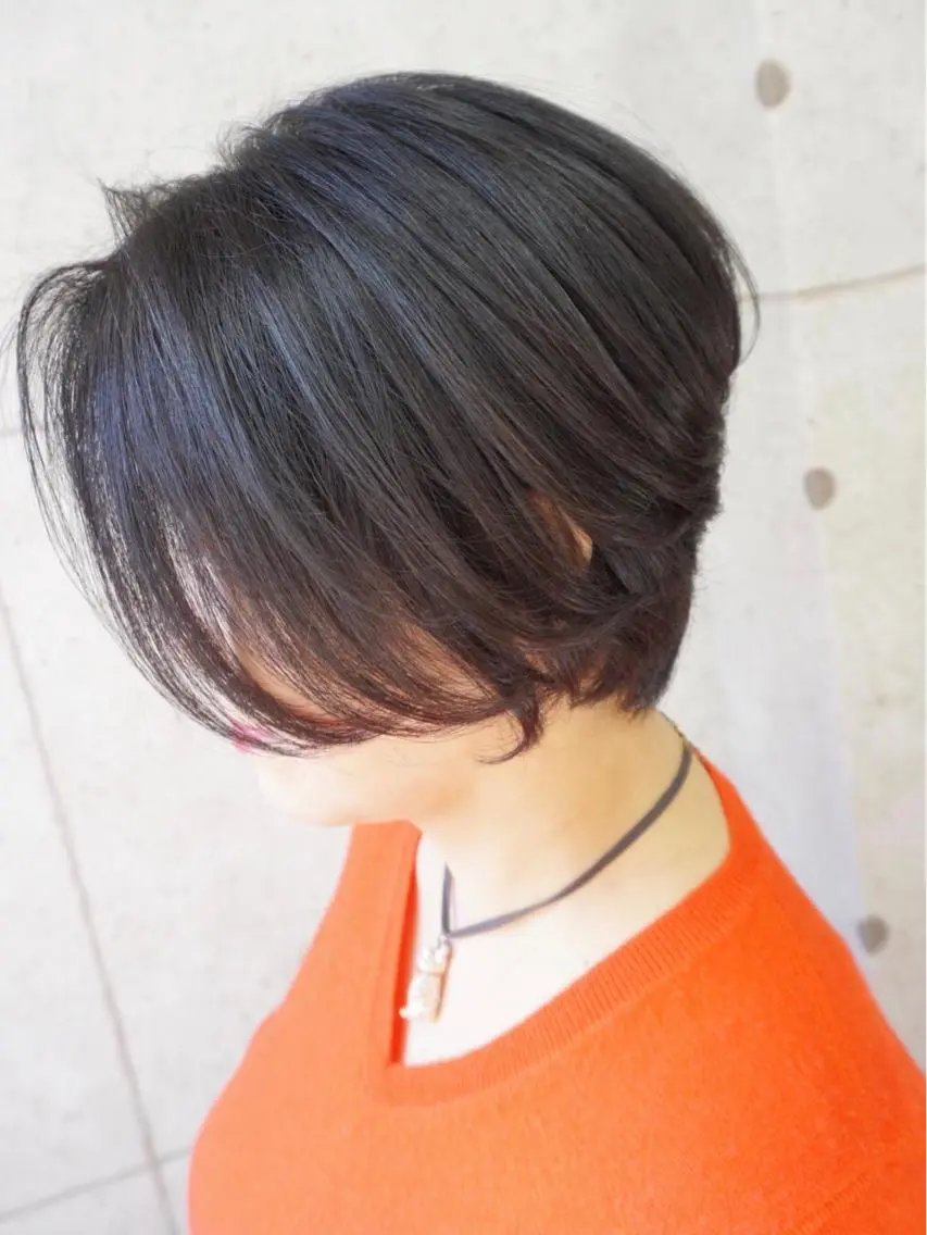 【✨頭皮に優しい艶・色味・低負担のオーガニックカラー✨】白髪染めリタッチカラー&カット&ミルボン5STEPトリートメントの写真