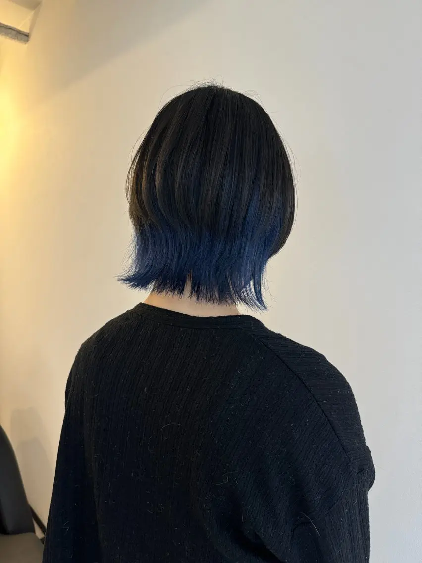 ショート カラー インナーカラー ショートヘア ウルフカット カット ヘアカラー トリートメント 黒田 千晴のヘアスタイル