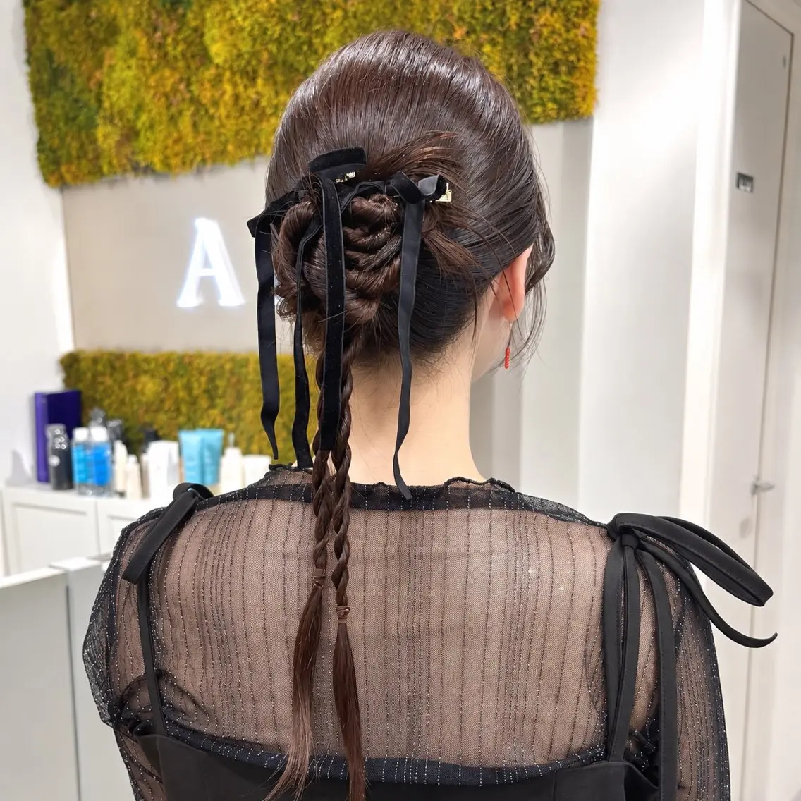 ヘアアレンジ ヘアセット 横浜🇰🇷韓国ヘア 垢抜け艶カラーヘアメのヘアスタイル