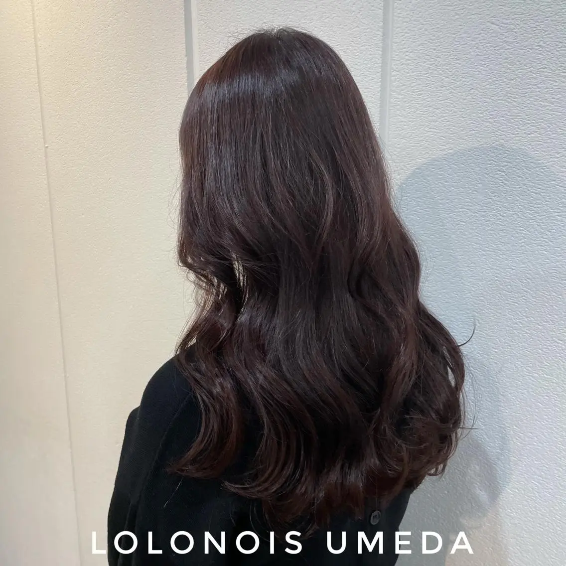 ロング カラー パープルカラー Lolonois梅田 /Okazaki:)のヘアスタイル