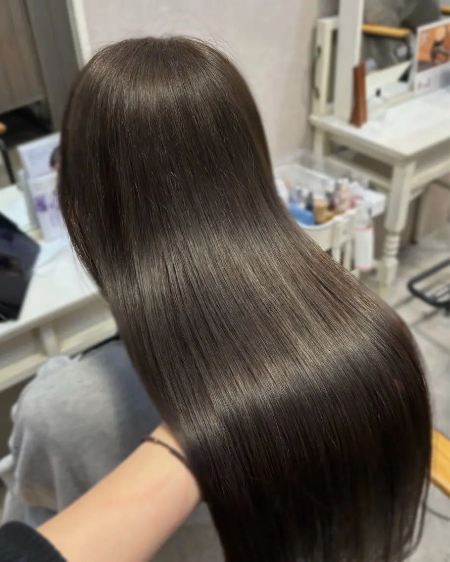 ロング カラー ブリーチなしカラー 🥣髪質改善/はなえのヘアスタイル