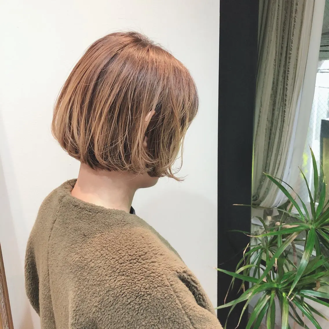 ショート ボブ カット ヘアカラー トリートメント ::: gally :::のヘアスタイル