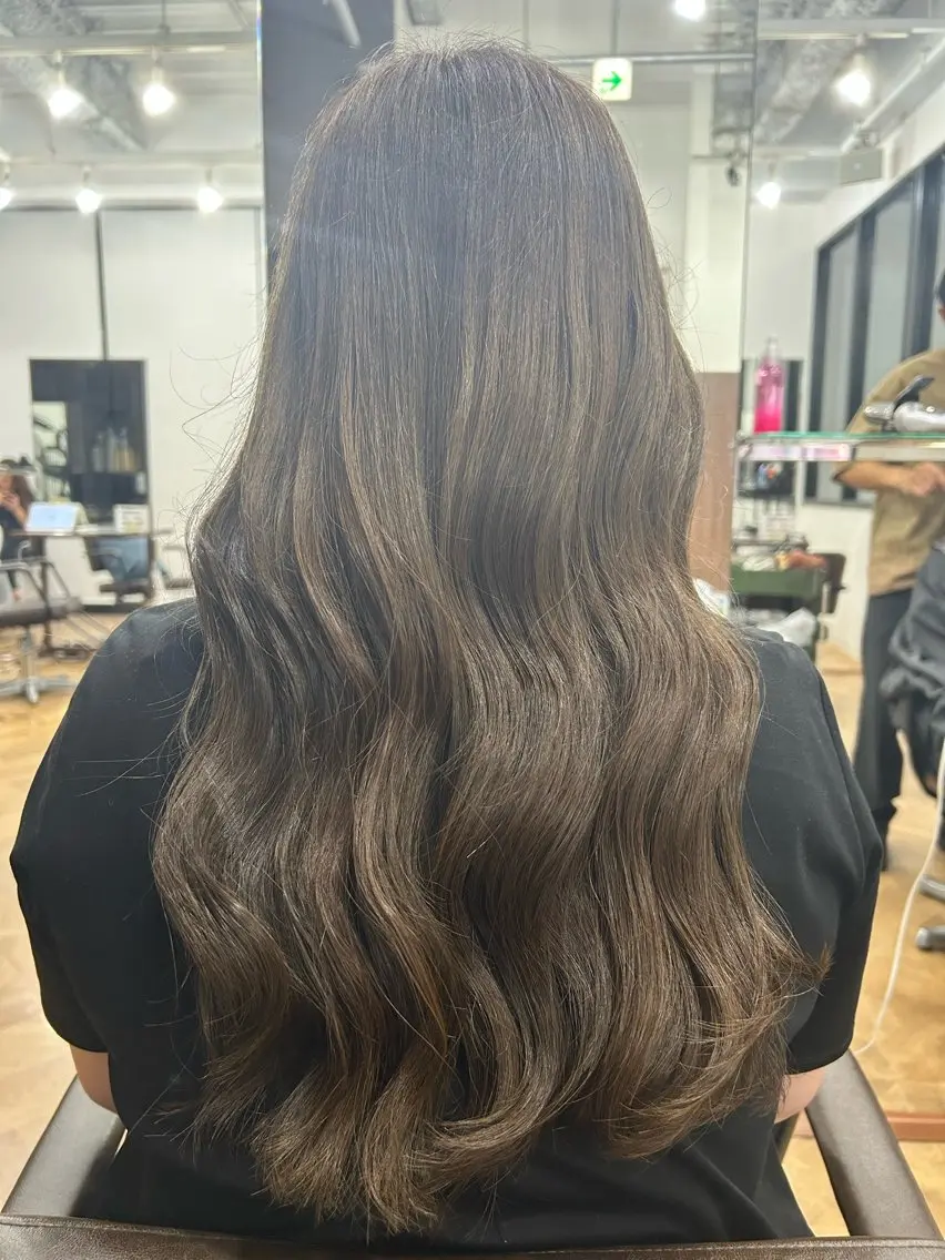 ロング カラー 透明感カラー 京久野 美咲⭐️のヘアスタイル