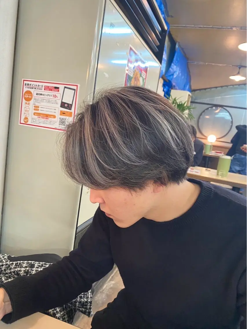 カラー ハイライトカラー カット ヘアカラー このは /メンズ特化のヘアスタイル