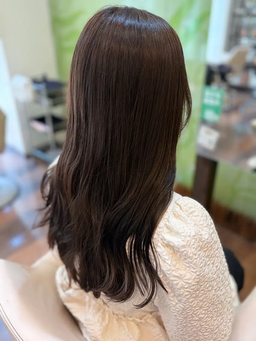 ロング カット ヘアカラー 🎀髪質改善🎀 Olive南森町のヘアスタイル