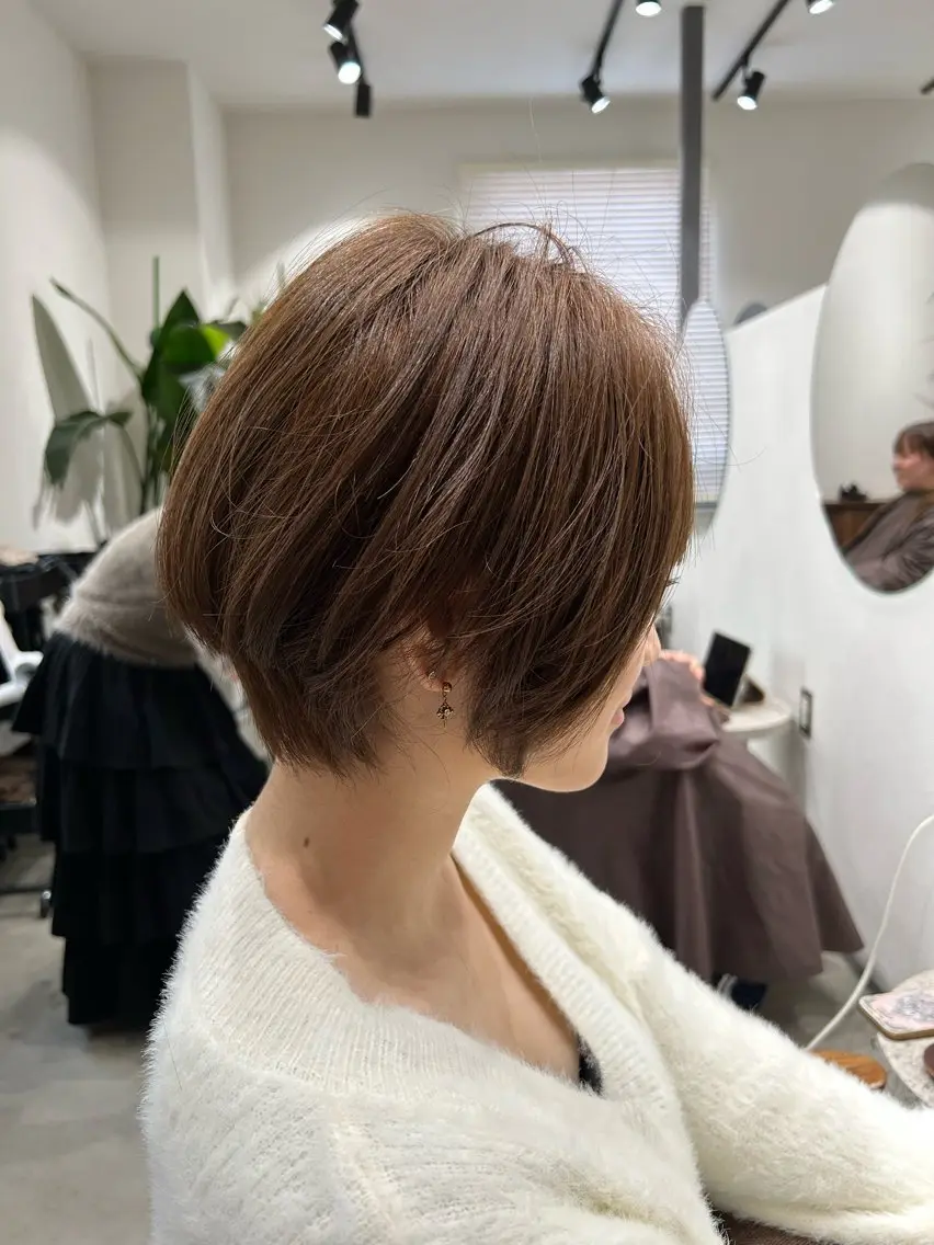ショート くびれヘア ショートヘア ボブ/レイヤー /河内温太のヘアスタイル