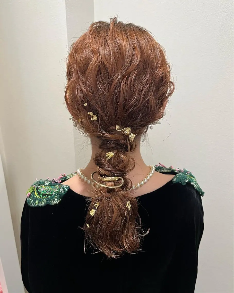 ヘアアレンジ ヘアセット サソウ ユリエ🥥のヘアスタイル
