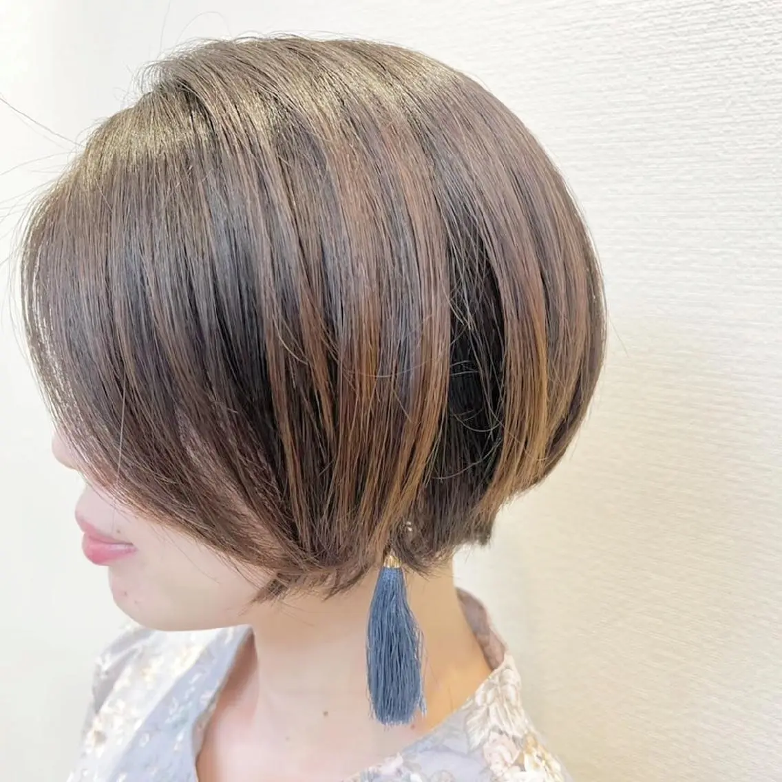 ショート カラー ヘアアレンジ かなざわ あかりのヘアスタイル