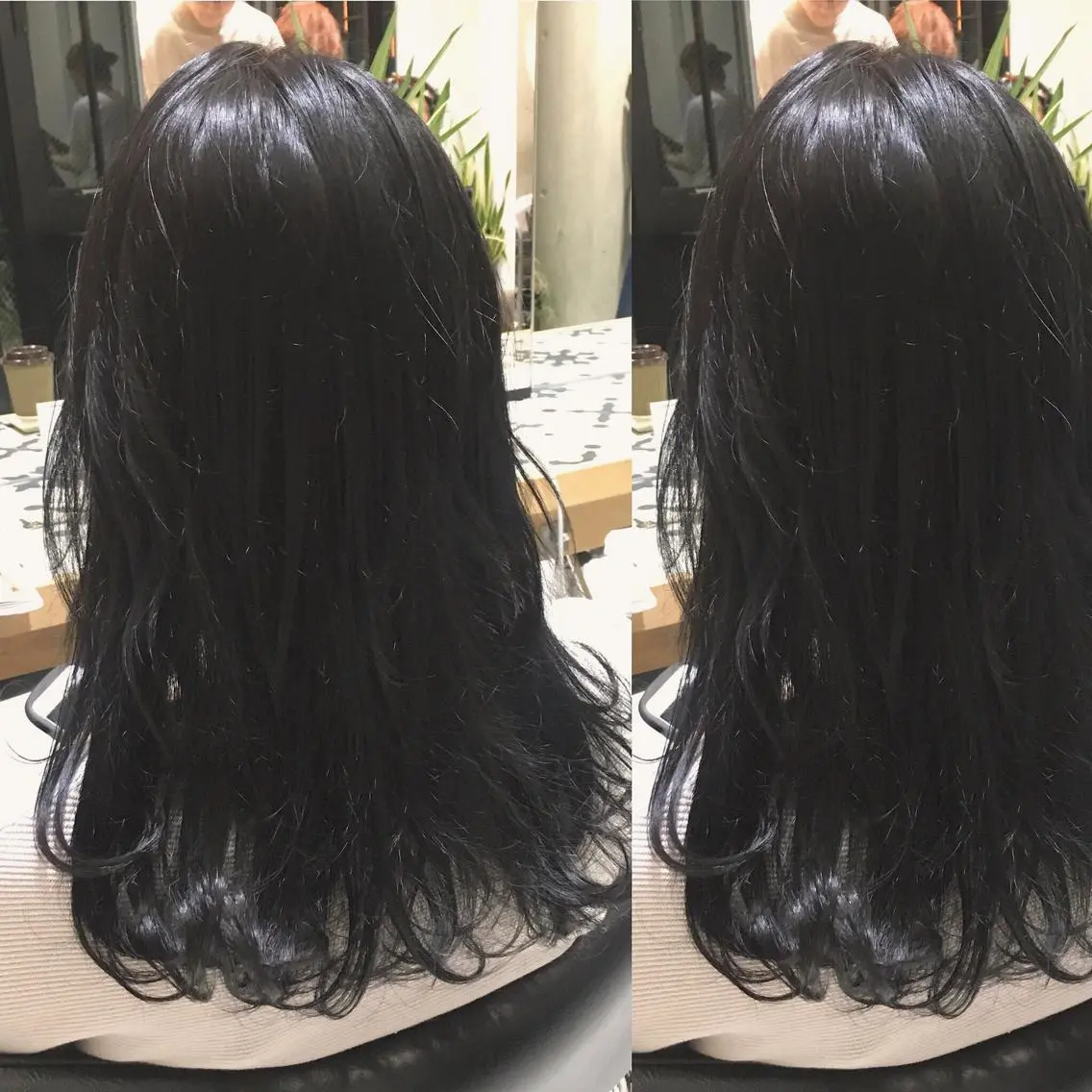 ロング カラー カット ヘアカラー トリートメント 荒木 依莉亜のヘアスタイル
