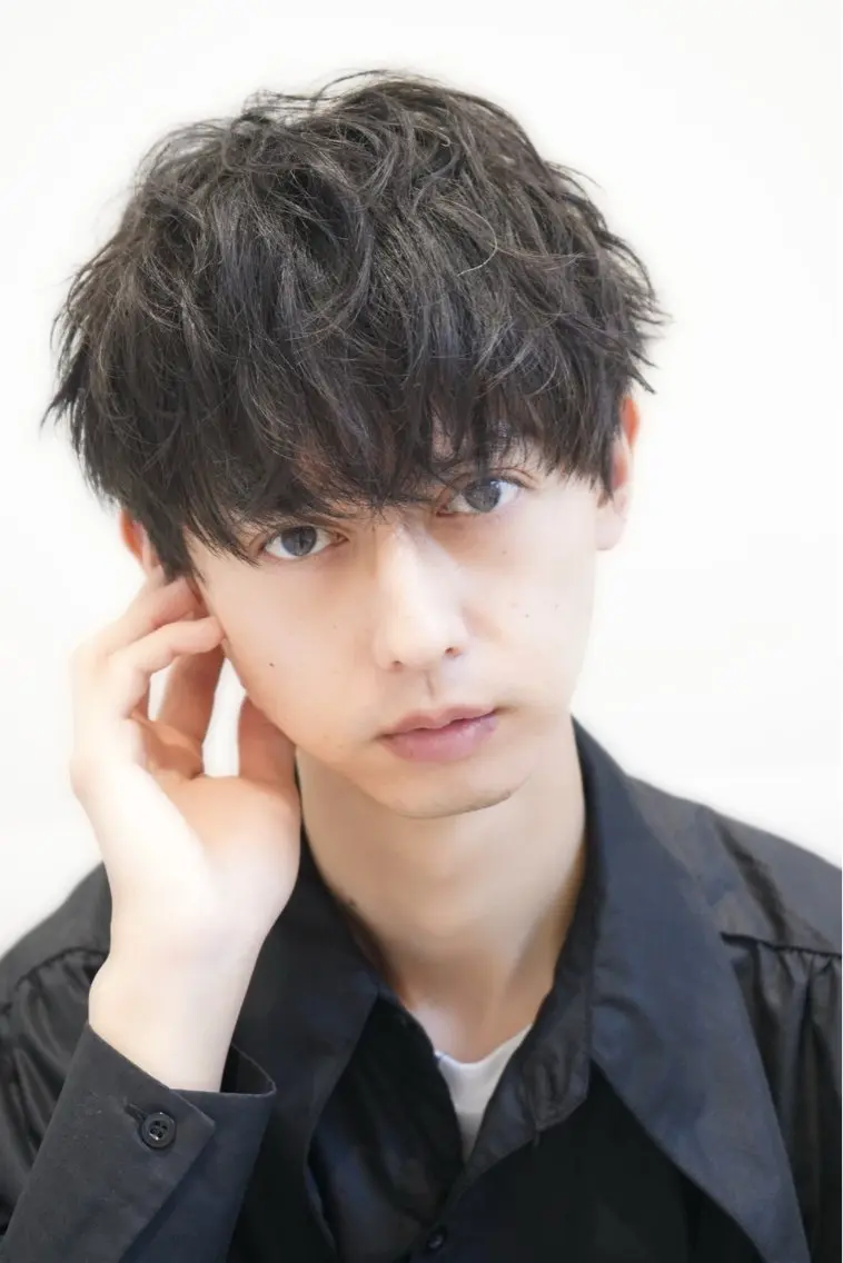 セミロング パーマ メンズ カット パーマ トリートメント ヘアセット ショートヘア🔥メン ズ特化パーマ/そめやのヘアスタイル