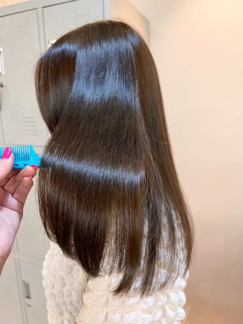 カラー ヘアカラー トリートメント flamme 🫧yumiのヘアスタイル