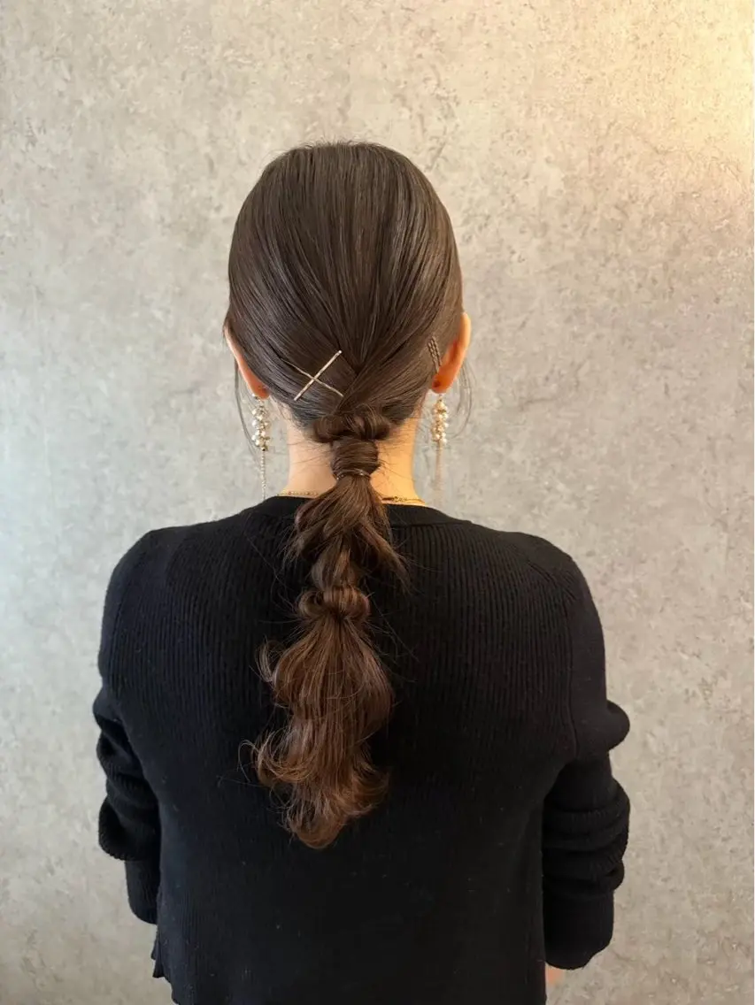 ロング ヘアアレンジ ヘアセット レイヤー/顔周り小顔 /大嶋伸吾のヘアスタイル
