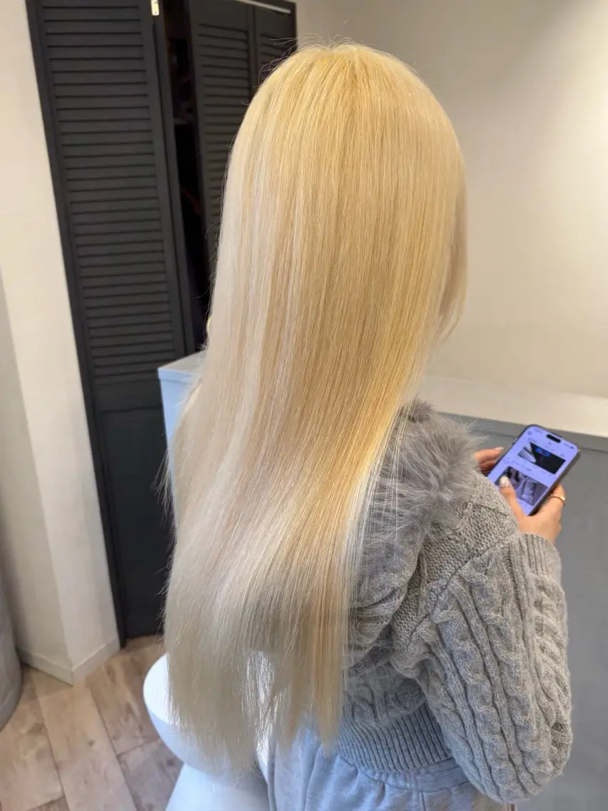 ロング ヘアカラー ケアブリーチ🌟 ♢WATARU♢のヘアスタイル