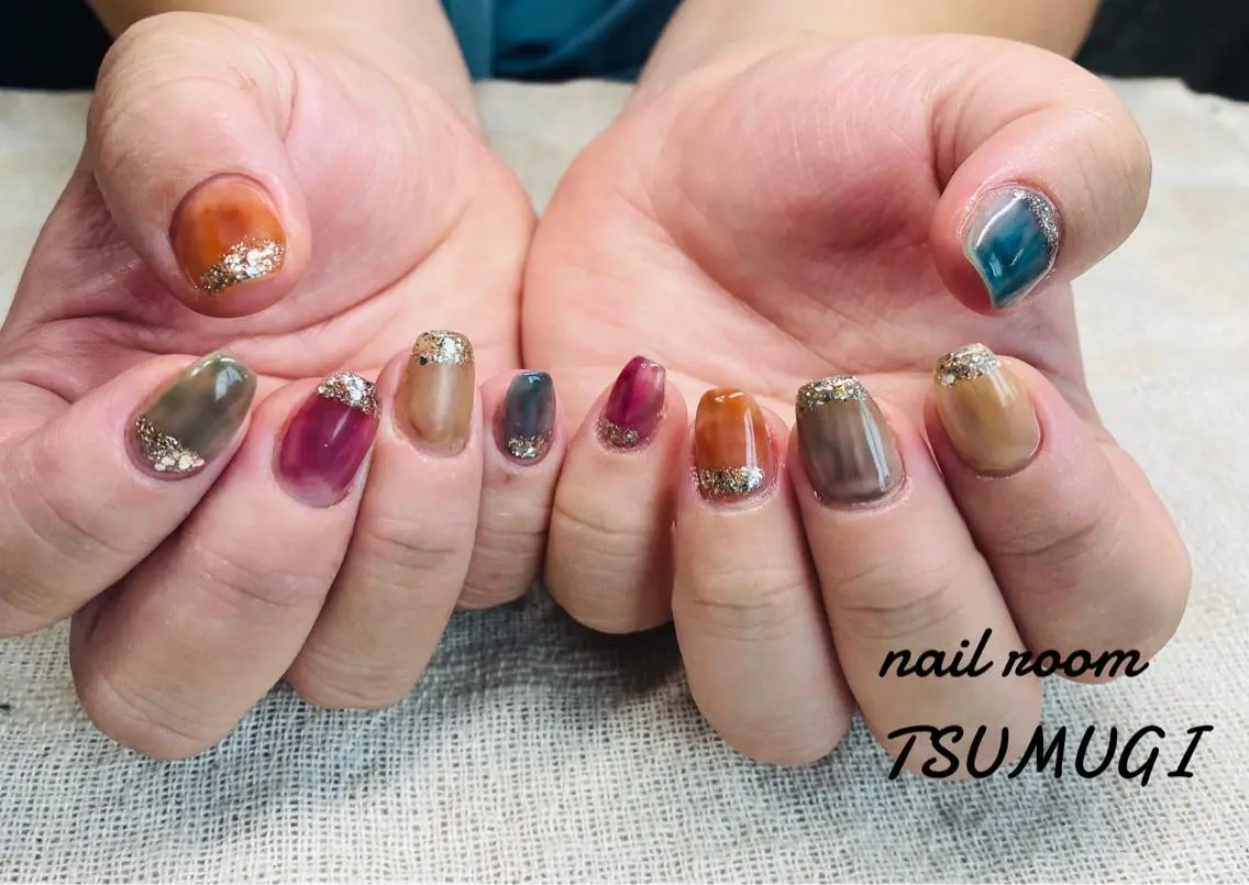 ネイル ハンドネイル nailroom TSUMUGIのネイルデザイン
