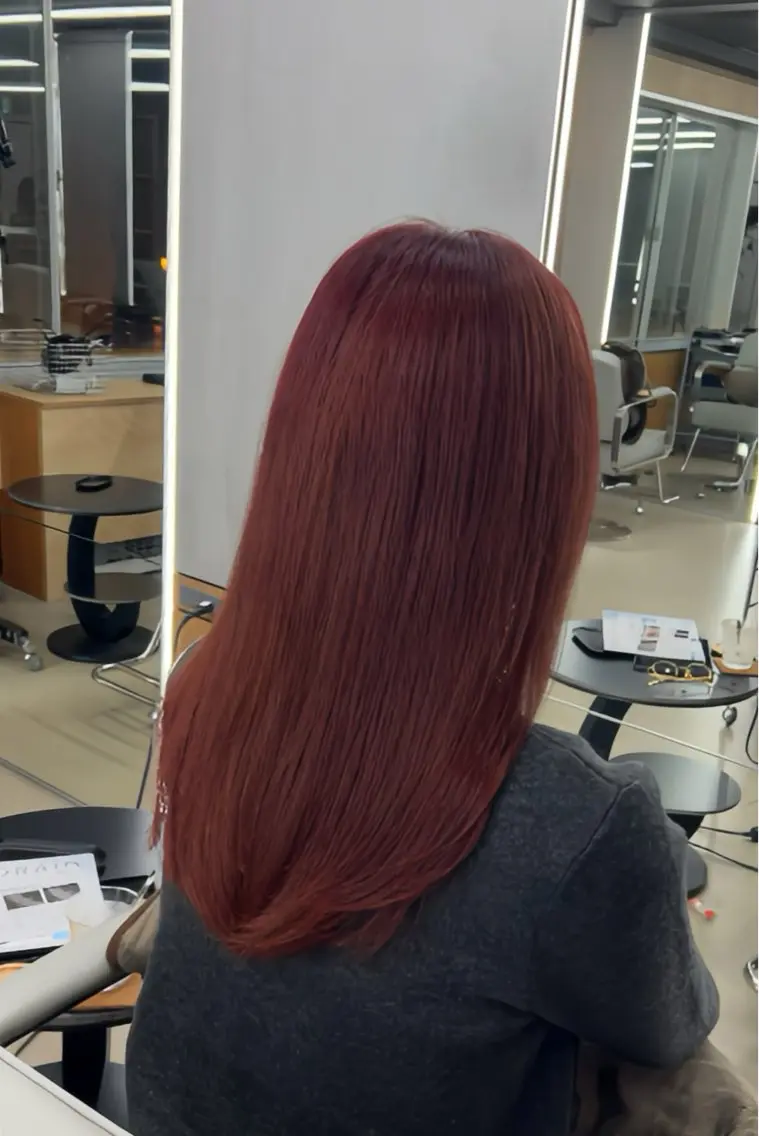 カラー ヘアカラー トリートメント 渡辺 愛里のヘアスタイル