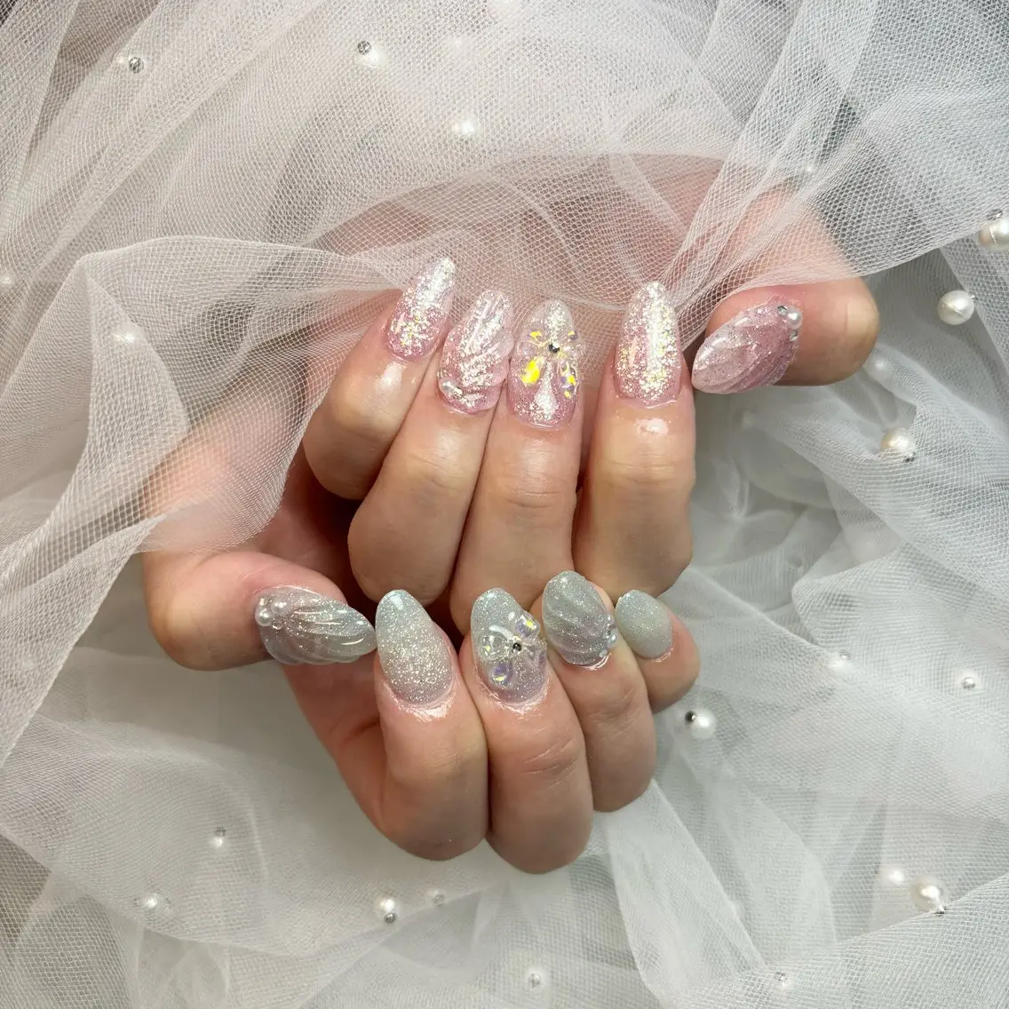 ネイル ハンドネイル ୨୧ mio୨୧のネイルデザイン