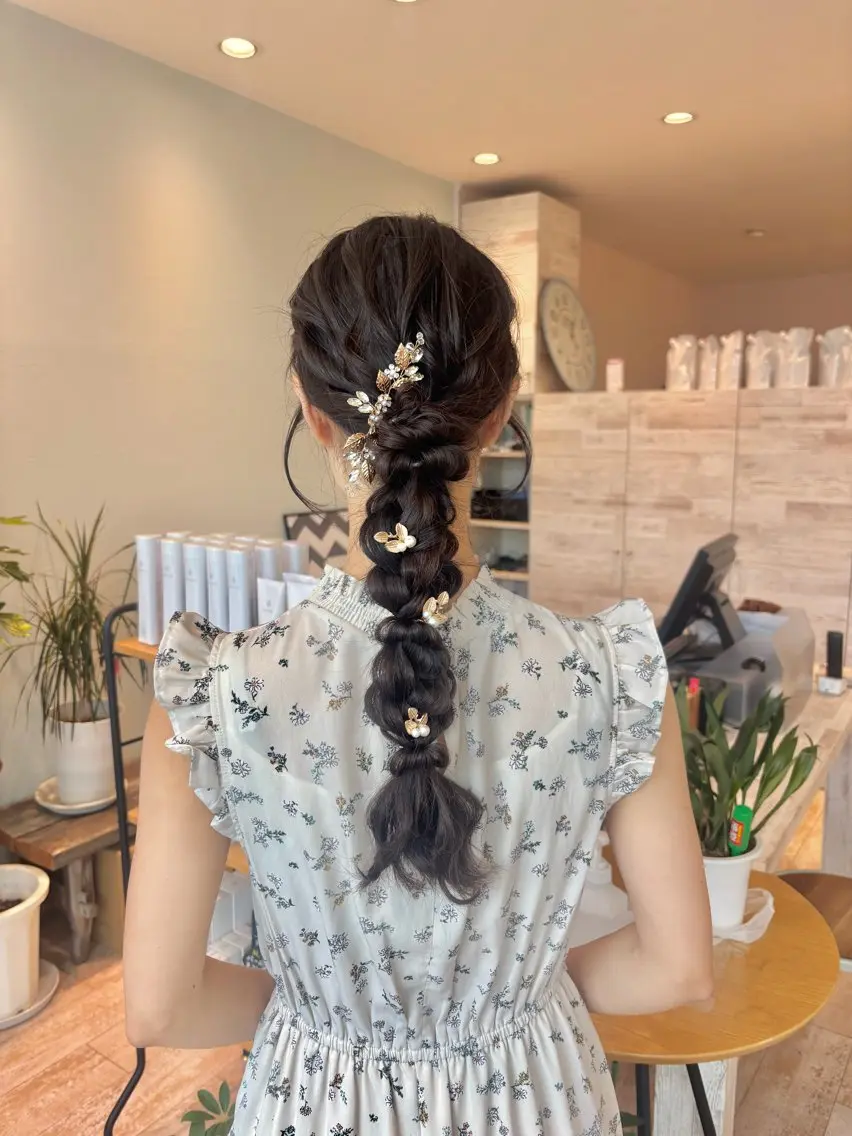 ヘアアレンジ ヘアセット メンズカットパーマ/ ヘアセット🎀Amiのヘアスタイル
