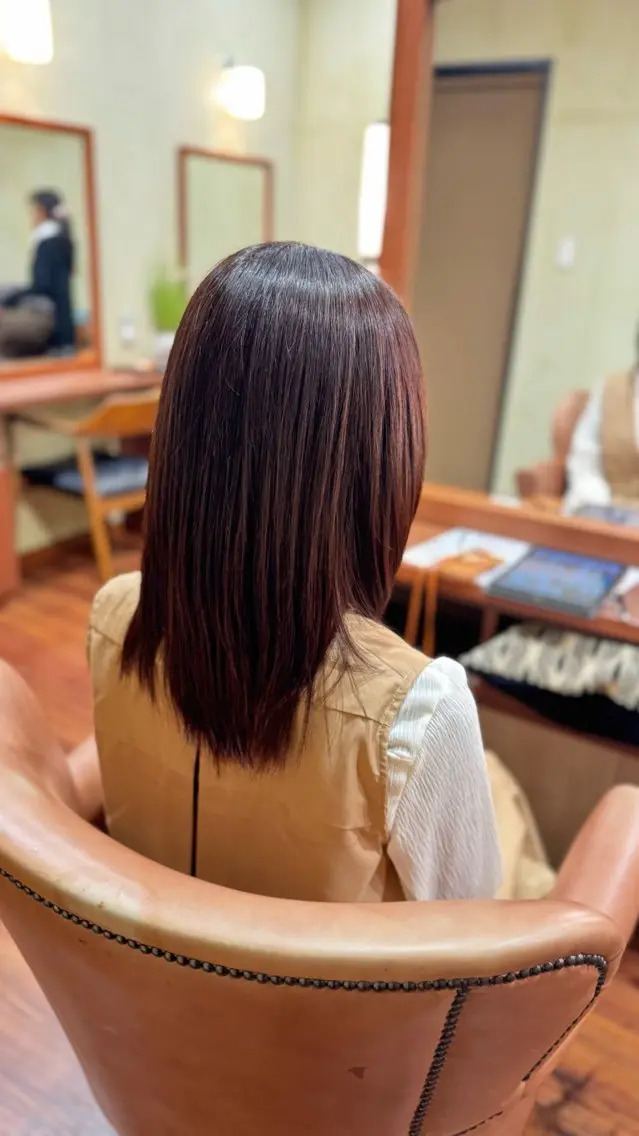 ミディアム 似合わせ/たにざわ しんごう≫南草津のヘアスタイル