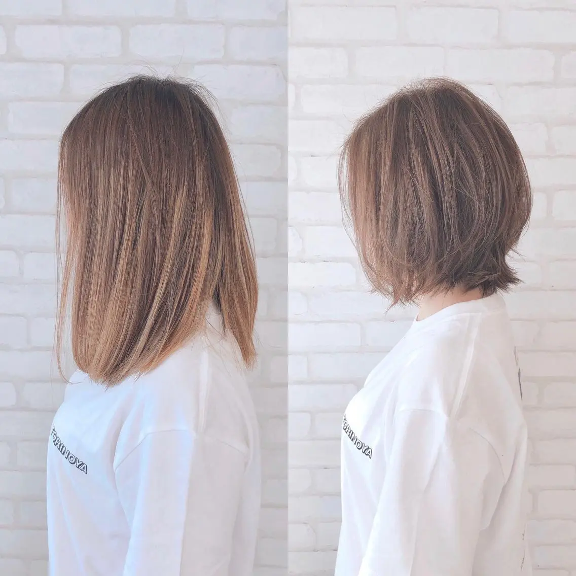 ミディアム アビリタ 警固のヘアスタイル