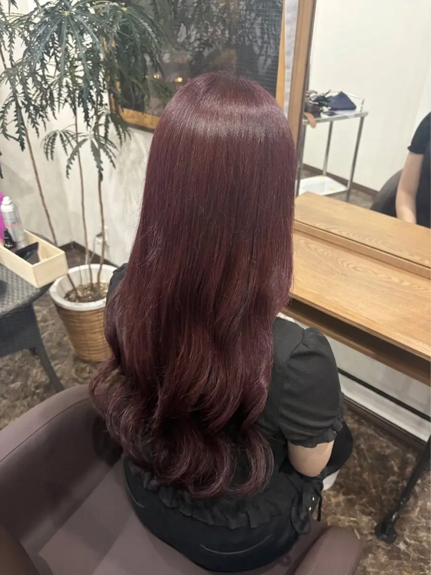カラー 透明感カラー ラベンダーカラー ラベンダーピンク ピンクカラー バイオレットカラー ヘアカラー AIRI /フロレゾンのヘアスタイル