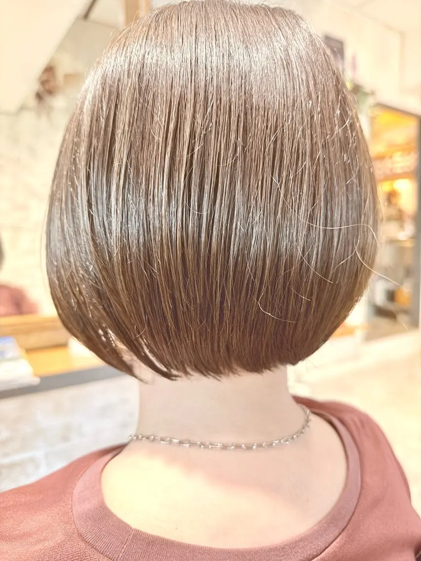 ショート カラー ボブ トリートメント Calenda/ パーソナル美髪サロンのヘアスタイル