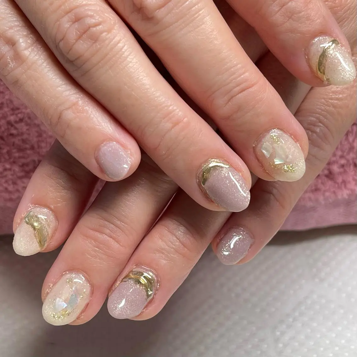 ネイル ミラーネイル ハンドネイル Flora nailのネイルデザイン
