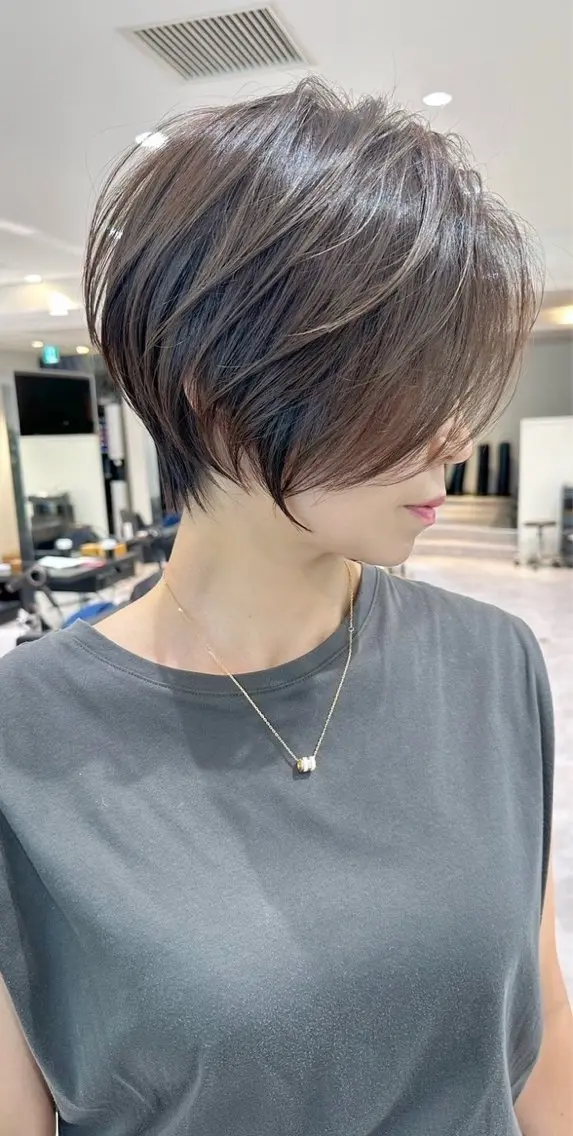 ショート カラー カット ヘアカラー 【6月限定価格】 ショート特化/荒砂のヘアスタイル