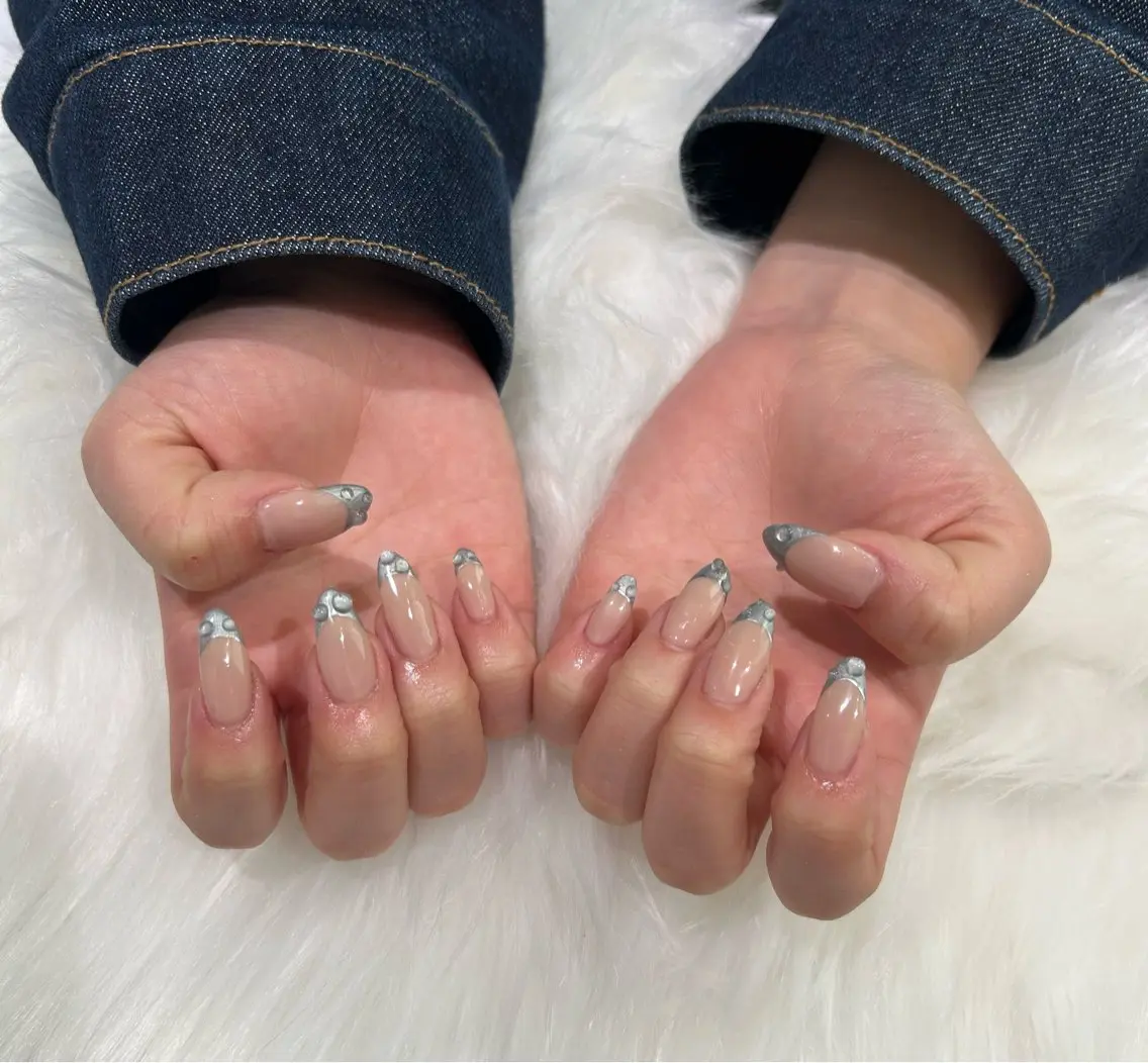 💅🏻💟U24限定 フレンチネイル 💅🏻💟(オフあり) 長さだしオフ➕550円の写真