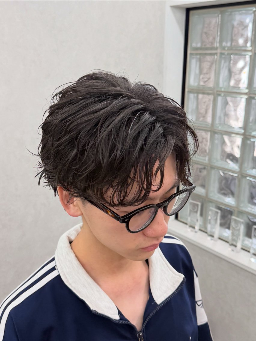 ショート カット パーマ 齊藤 大地のヘアスタイル