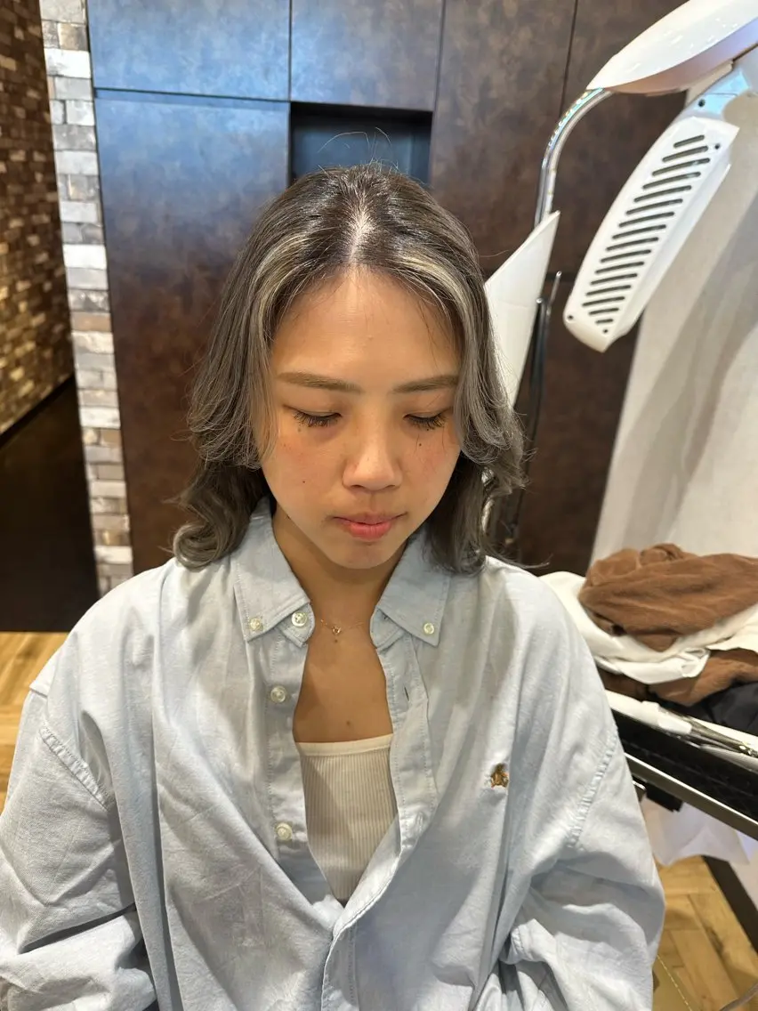 ミディアム カラー カット ヘアカラー arl 豊田店のヘアスタイル