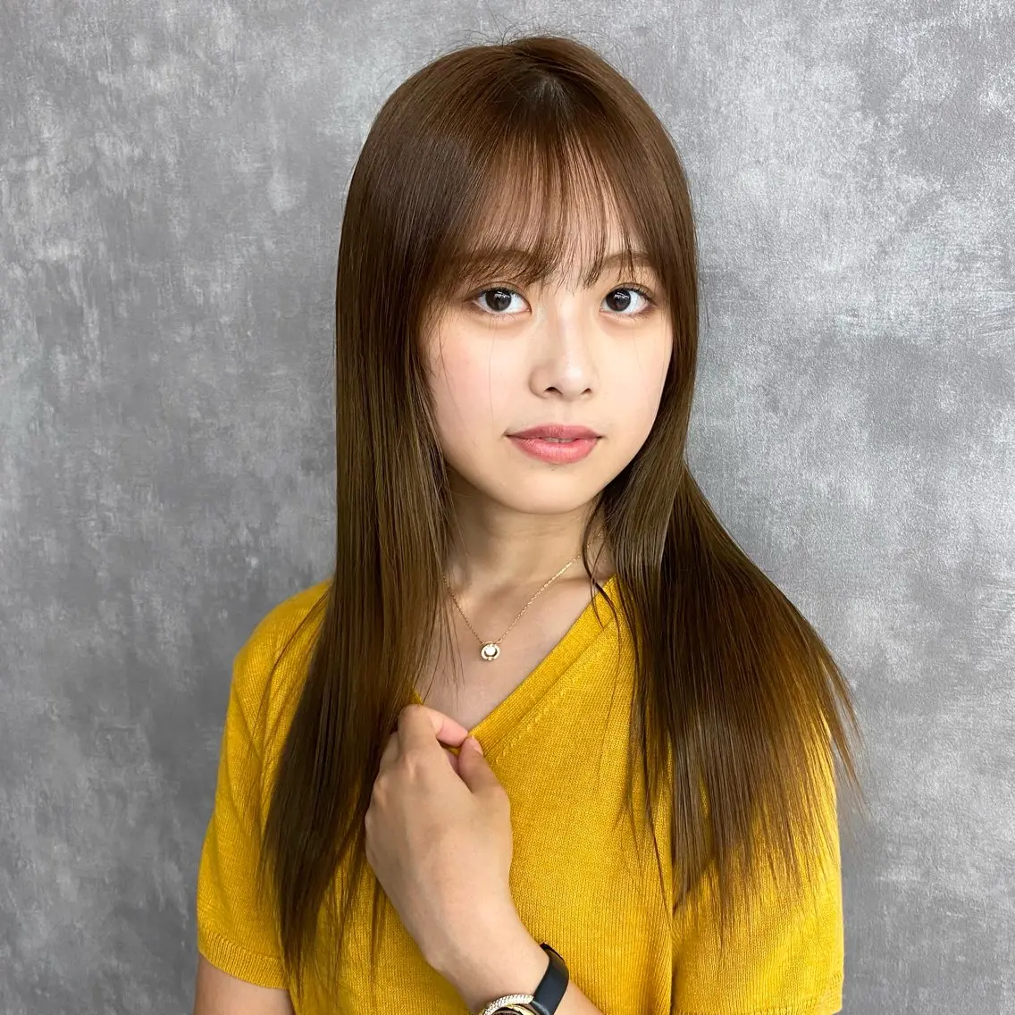 セミロング カラー ヘアアレンジ メンズ ヘアカラー トリートメント 川崎ブリーチ MASATOのヘアスタイル