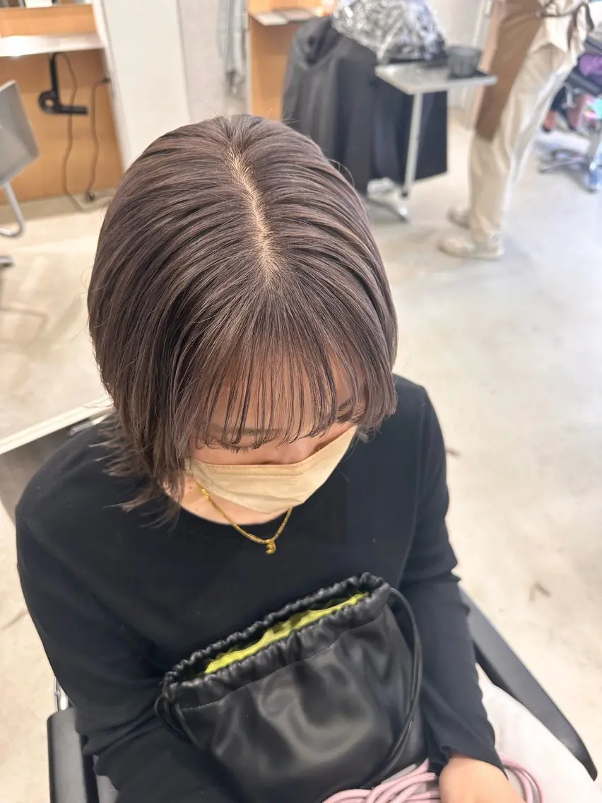 ミディアム ヘアカラー GOAT_茅ヶ崎 キシ サクラのヘアスタイル