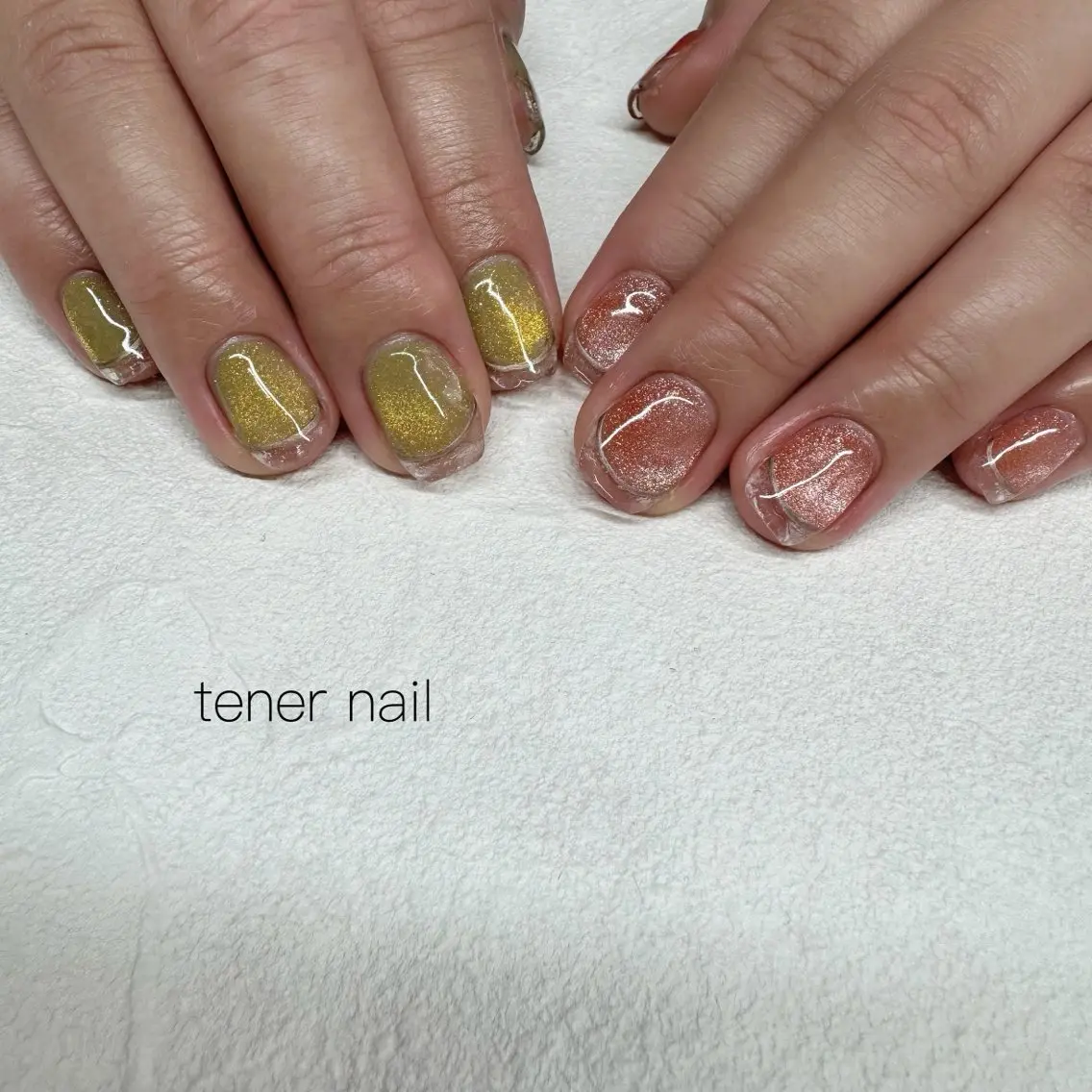 ネイル クリアネイル フレンチネイル ハンドネイル テネルネイル tener nailのネイルデザイン