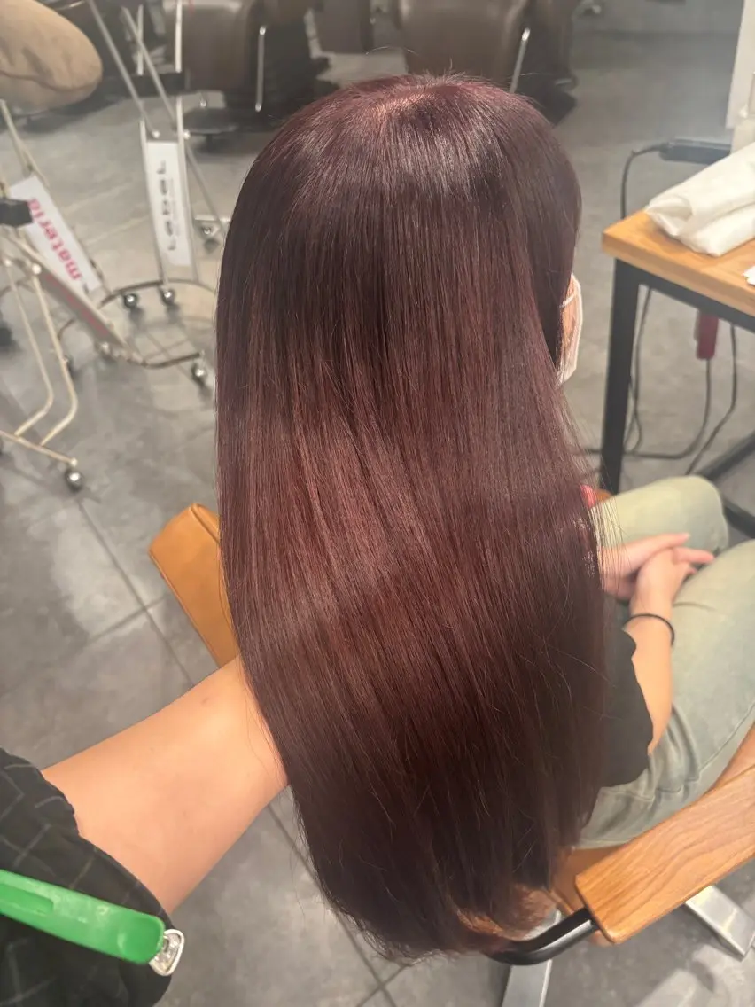ロング カラー ヘアカラー SHIAN/ブリーチ /🍒ゆなのヘアスタイル