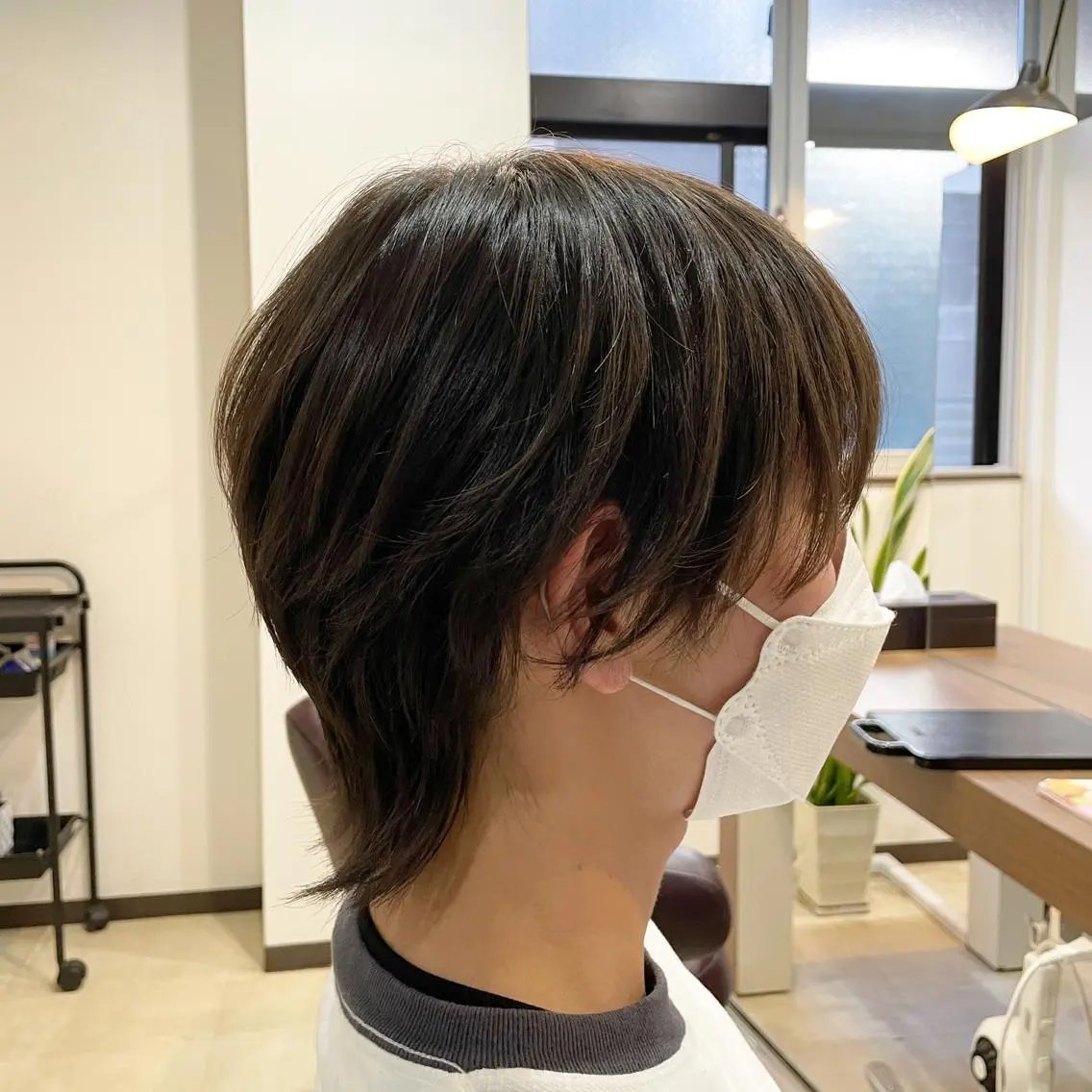 メンズ メンズウルフカット ウルフカット SOL .✂︎ 松永李帆のヘアスタイル