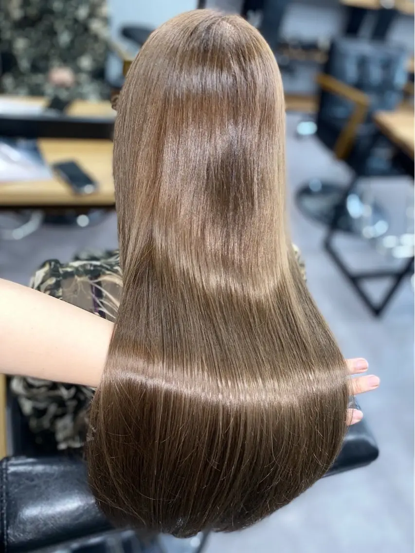 ロング カラー ヘアカラー トリートメント せ なのヘアスタイル