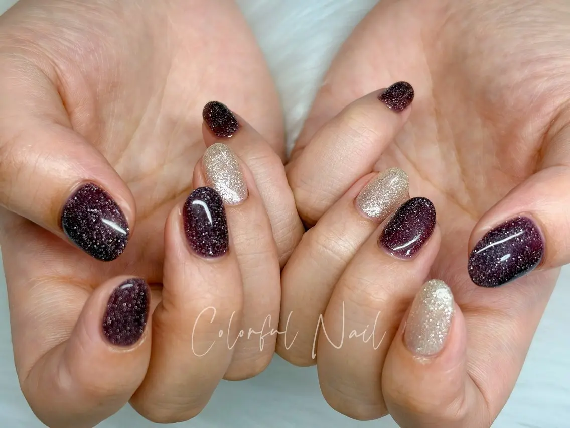 ネイル フラッシュネイル フットネイル フレンチネイル ジェルネイル ガラスフレンチ 🎀Colorful 💅Nailのネイルデザイン