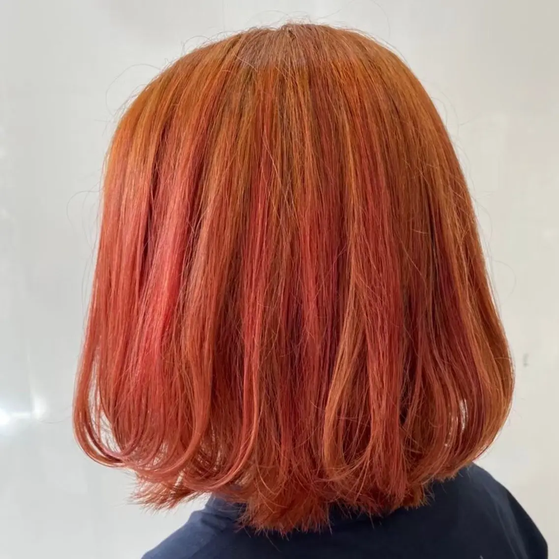 カラー ミディアム 縮毛矯正/ワンカラー モデル募集🫧羽夏のヘアスタイル