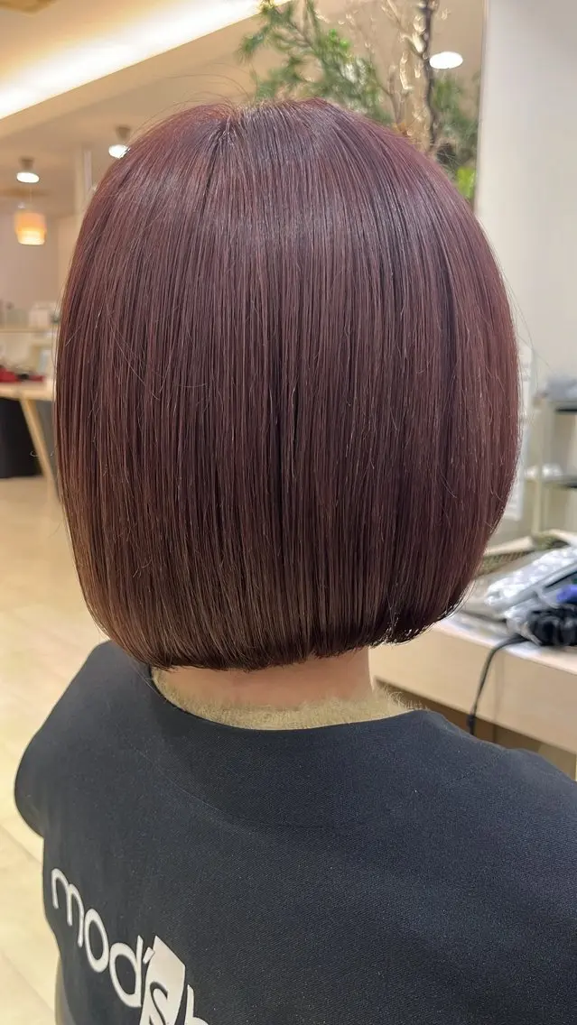ミディアム カラー ヘアカラー イリサワ レンタのヘアスタイル
