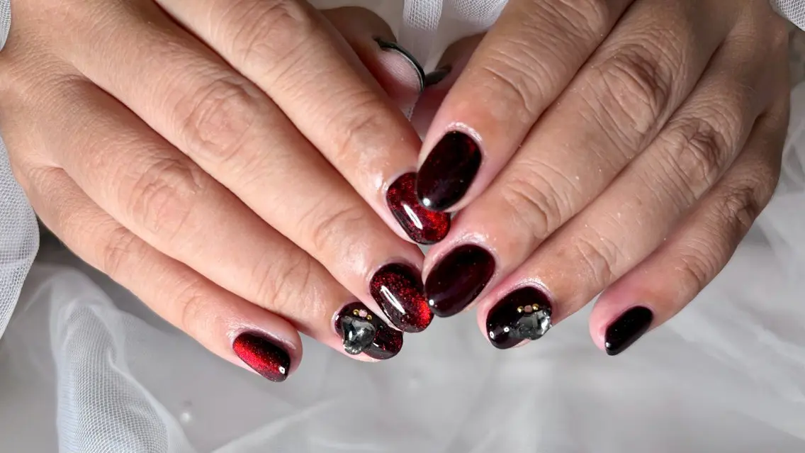 セミロング ハンドネイル NellyNail *̩̩̥ あおい🌷のネイルデザイン