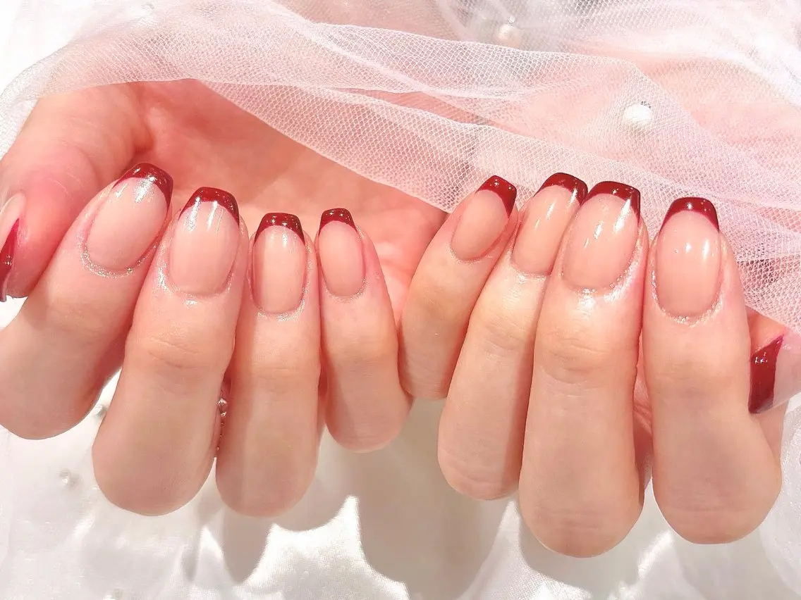 フレンチネイルの写真