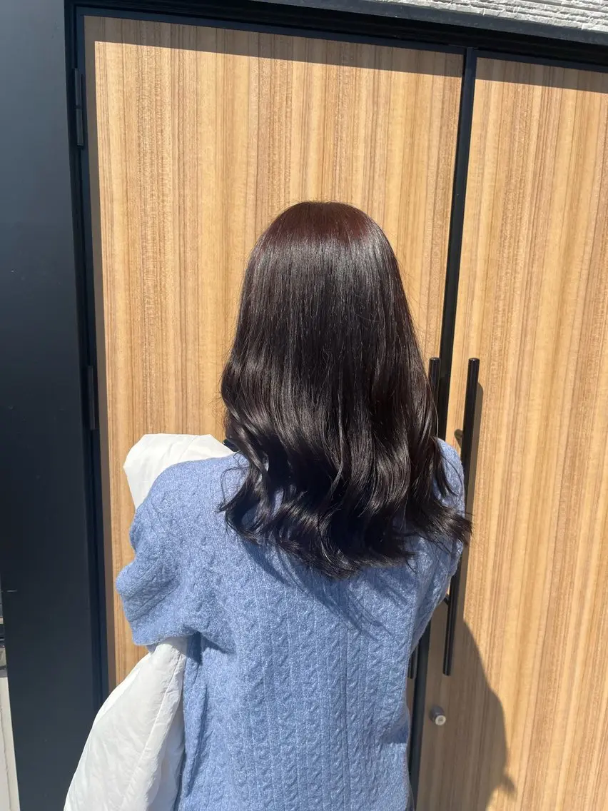 カラー カット ヘアカラー トリートメント 福島 果音のヘアスタイル